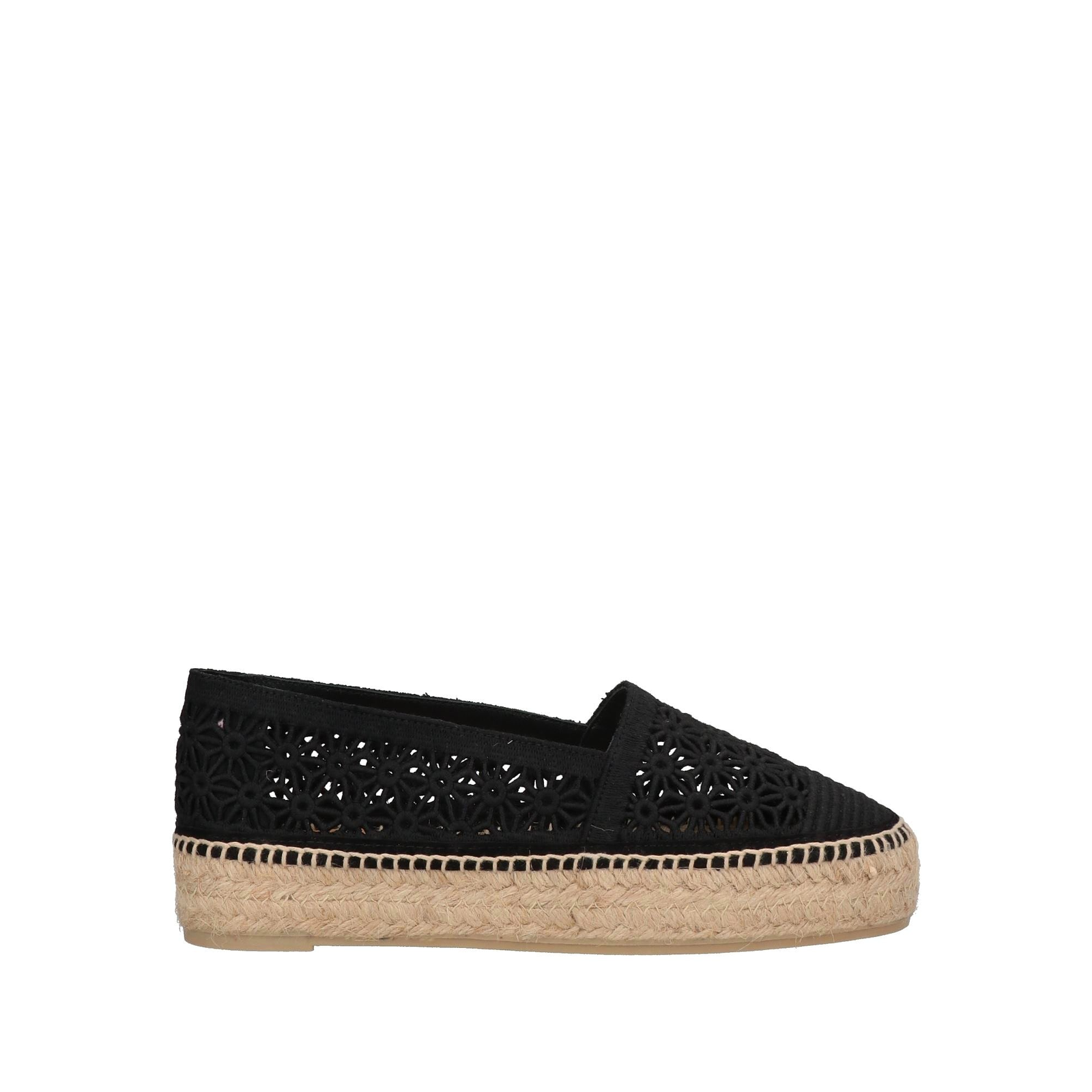 Castaner Corded Lace Black Kery Espadrilles Size 40/ Us 9
